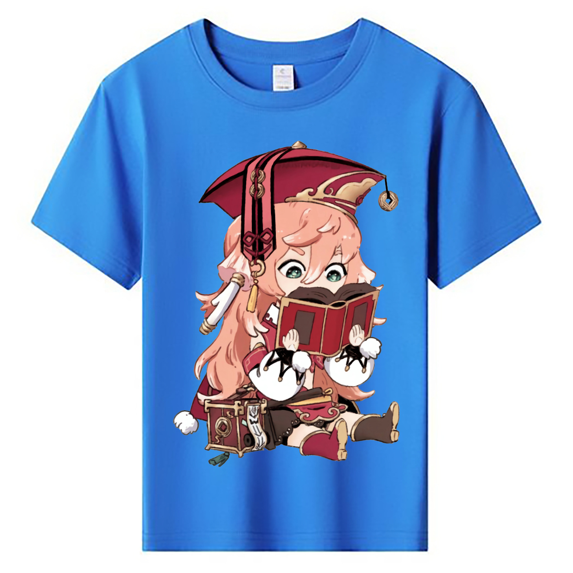 げんし神 ヤンフェイ genshin Yanfei 綿100％キッズTシャツ（フロントプリント）